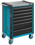 Werkzeugwagen 786x518x1020 mm 7 Schubladen blau Hazet 179NX-7