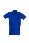 Body shirt 1/4 mouw Halsband maat 37/38, medium blauw, BW200 Planam Köperhemd