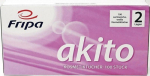 Cosmetic tissues 2-ply bright white LxW 210x200 mm, 40 boxes/carton Elos akito