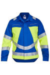 Welding jacket Size 60 cornflower blue/bright yellow Rofa 2353 Vis-Line I Proban