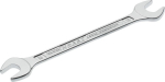 Double open-end spanner SW 14x15 mm L=187.8 mm chrome-plated Hazet 450N-14X15