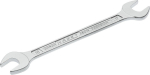 Double open-end spanner SW 16x17 mm L=205.7 mm chrome-plated Hazet 450N-16X17