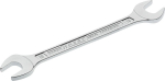 Double open-end spanner SW 18x19 mm L=221.2 mm chrome-plated Hazet 450N-18X19