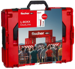 Action set of dowels 833 pieces in the system case fischer L-Boxx 102 Duo-Line