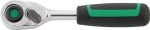 Bit/lever changeover ratchet 1/4" L=117 mm, push-out function, Z=80 Stahlwille 419 B QR