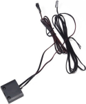 LED Türkontaktschalter 30 / 60 W 34 mm, schwarz 12 / 24 V L&S