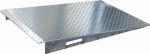 Auffahrrampe für Gasflaschencontainer LxB 820x710 mm Stahl feuerverzinkt