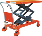 Scherenhubtischwagen Doppelschere Hubbereich 475-1500 mm, Tragf=800 kg SHWD