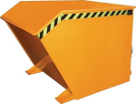 Kippbehälter, Inhalt 1,5 m³ LxBxH 1640x1280x1090mm gelborange RAL 2000