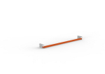 Durchschubsicherung für Palettenregal B 1825 mm RAL 2001 rotorange / verzinkt Meta