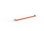Durchschubsicherung für Palettenregal B 2225 mm RAL 2001 rotorange / verzinkt Meta
