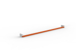 Durchschubsicherung für Palettenregal B 2700 mm RAL 2001 rotorange / verzinkt Meta