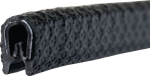 Kantenschutzprofil PVC Klemmbereich 1,0-4,0 mm mit Stahleinlage schwarz, Fixlänge L=10 m