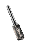 Burr, carbide, cylindrical shape P803-9.6X6.0 with face serration Dormer