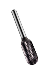 Burr, carbide, TiAIN, cylindrical P805C-8.0X6.0 Dormer