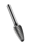 Burr, carbide, round arch P811-6.3X3.0 Dormer