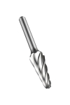 Burr, carbide, AL, round taper P842-9.6X6.0 Dormer