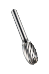Burr, carbide, VA, drop shape P609-12.7X6.0 Dormer