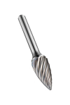 Burr, carbide, VA, pointed bend P613-6.0X6.0 Dormer