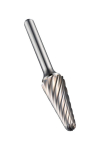 Burr, carbide, VA, round taper P621-10.0X6.0 Dormer