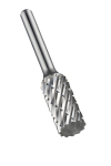 Burr, carbide, ST, cylindrical shape P701-9.6X6.0 with face serration Dormer