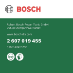 Chisel and hammer drill bit set 5-piece SDS-plus Bosch 2.607.019.455