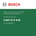 Schroevendraaierbitset met waterpas 17 stuks. Bosch 2.607.017.070