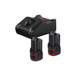 Accustartset GAL 12V-40 2xGBA 12 V 2.0 Ah en GAL 12V-40 Bosch 1.600.A01.9R8