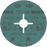 Fibre disc R780 Metal & Inox 125x22.23 mm, 120 Bosch 2.608.621.615