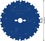 Cirkelzaagblad Expert voor Construct Hout 254x30x2,6 mm, 22 tanden Bosch 2.608.644.340
