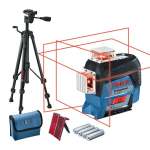 GLL 3-80 C-lijnlaser + BT 150-statief 4x1,5 batterijen, in doos Bosch 0.601.063.R01
