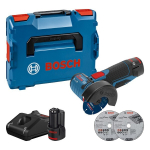 Cordless angle grinder GWS 12V-76 2x3.0 Ah in L-Boxx Bosch 0.601.9F2.00B