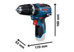 Cordless impact drill GSB 12V-35 2x3.0 Ah + GAL 12V-40 in L-Boxx Bosch 0.601.9J9.000