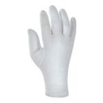 Gloves, cotton medium white Uvex
