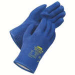 Gloves, nitrile/HPE cut-resistant blue Uvex protector