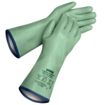 Handschuhe, Nitril Chemikalienschutz L=350, hellgrün uvex rubiflex S NB35SF