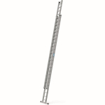 Schiebeleiter Alu 2-tlg 2x24 Sprossen Leiterlänge max 12,22 m Arbeitsh.12,75 m Zarges Everest 2E