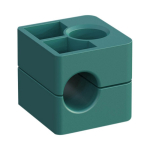 Clamp body DIN 3015 Part 1 Bg1 9.5 mm, PP smooth Stauff 109.5-PP-H