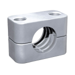 Schellenkörper DIN 3015 Teil 1 Bg5 42,2 mm, Aluminium gerippt Stauff 542.2-AL