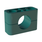 Clamp body DIN 3015 Part 2 Bg3S 12.7 mm, PP smooth Stauff 3012.7-PP-H