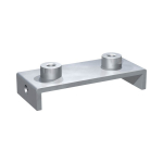 Bridge weld-on plate DIN 3015 Part 1 Bg2 Galvanised steel Stauff BSP-2-M-W3