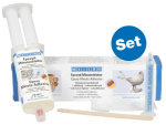2-Komponenten Epoxydharz-Klebstoff Set 4-tlg, mit 24 ml Doppelspritze Weicon Epoxyd-Minutenkleber