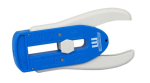 Fibre optic precision stripper blue/grey Weicon