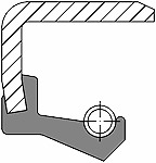 radial shaft seal 14x24x7 B NBR