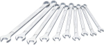 Combination spanner double outside SW 10-19 mm 10 pcs. chrome-plated Hazet 600LG/10