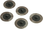 Abrasive fleece set K 120 Ø 50 mm paper 5 pcs. Hazet 9033-11-S120