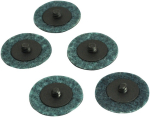 Abrasive fleece set K 300 Ø 50 mm blue 5 pcs. Hazet 9033-11-0300/5