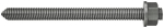 Ankerstang RG M 12x380 R Roestvrij staal A4 fischer