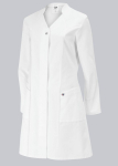 Ladies coat white, BW205, L 90 cm BP 4866 Med & Care
