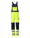 Dungarees with knee pockets Size 68 L82, yellow/black-blue, MG275 Mascot Multisafe Davos
